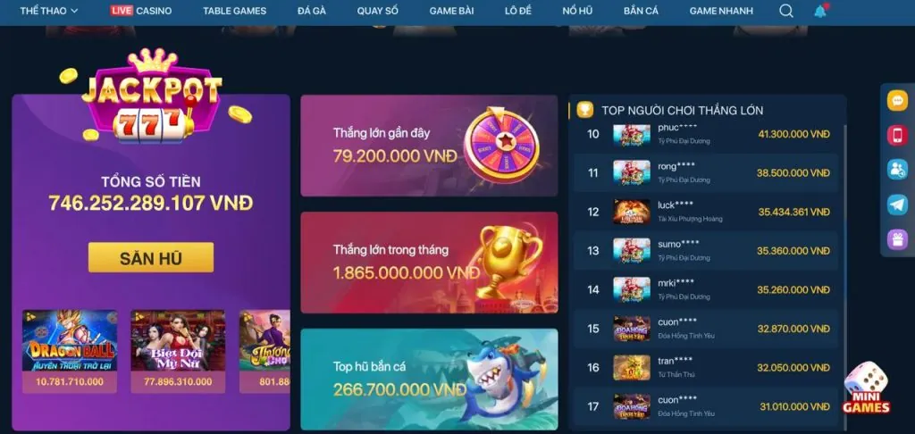 Người chơi ăn mừng chiến thắng jackpot lớn tại 789pet nhà cái